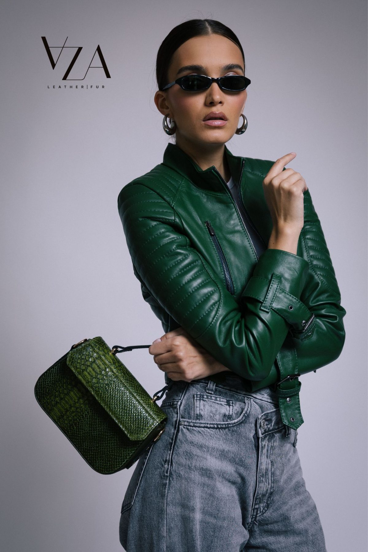 Model T01 - AZA Leather Fur
